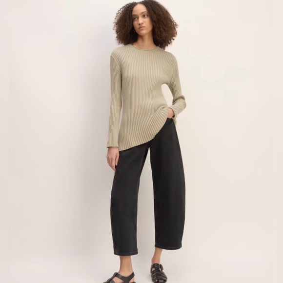 Everlane Cotton Ribbed Crew - Picture 2 of 8